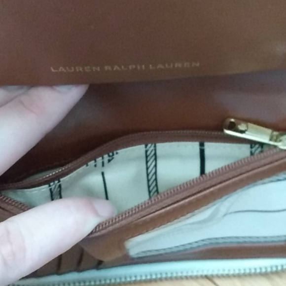 Lauren Ralph Lauren Belt Pattern Wristlet Wallet - Picture 7 of 10
